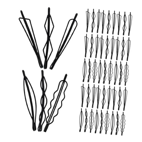 Épingles à cheveux noires LIFKOME : la solution anti-glisse avec 90 clips en métal