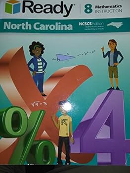 Paperback North Carolina Ready Math Instruction Grade 8 Book
