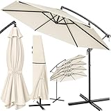 Kingsleeve® Sonnenschirm UV Schutz 80+ Ø 300 cm Groß mit Ständer...
