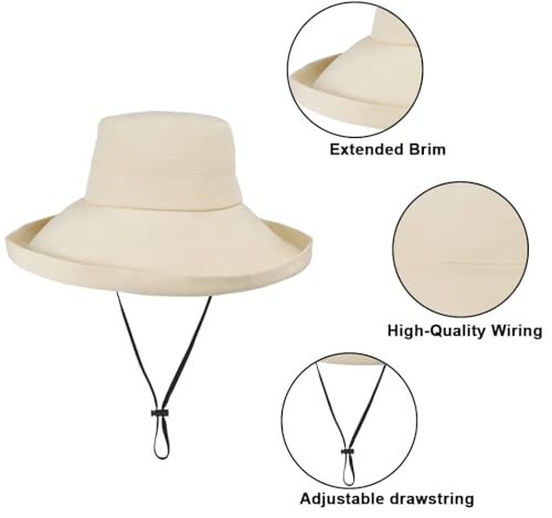 Sombrero femenino color sólido para sol miniatura 3