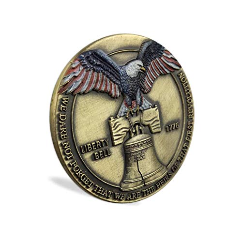 Us Liberty Bell Coin Don't Tread On Me Challenge Coin Collectable #TOP4