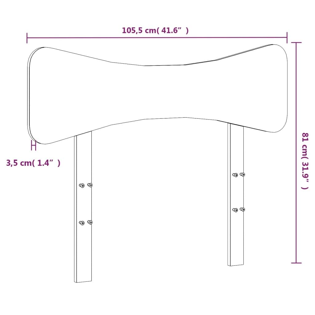 Cabecero de 100 cm de madera de pino maciza de diseño moderno cama resistente para dormitorio dormitorio juvenil cabecero pino sin tratar respaldo mientras lee televisión