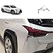 TERDARAY Rear Taillight Eyelid Cover Compatible with Lexus UX 200 250h UX200 UX250h 2024 2023 2022-2019 Tail Light Lamp Eyebrow Panel Trim Exterior Car Accessories ABS 4PCS(Glossy Chrome Style)
