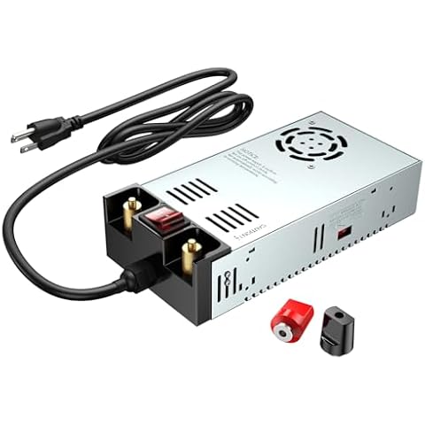 Anbull 110V to 12V Converter,with ON/Off Switch, SMPS 110V AC to 12V DC Adapter Transformer Converter,Max 50A 600W 12V Power Supply Cover