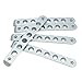 Side Door Handle Inserts Cover Trim Fits for Jeep Wrangler Accessories JK JKU Liberty Sahara & Unlimited 2007-2018 Exterior Grab Handles Pull JK Mods Decoration(Aluminum Silver, 5PCS)