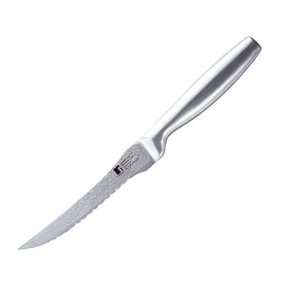 BERGNER Argent Stainless Steel 12.5 cm (5") Tomato Knife for Kitchen or Restaurant, Knife for Multipurpose Use, Hollow H