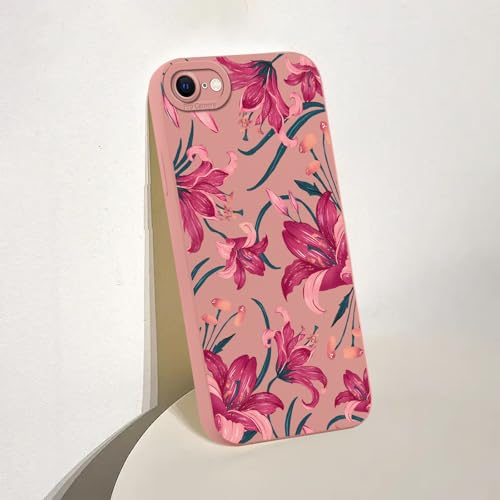 Coque iPhone SE 2020 fleurs aesthetics protection intégrale