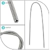 3000W FeCrAl Heating for Element Coil Electric Furnace, Muffle, HVAC, Bakery Equipment 792mm (31.1) 220V AC