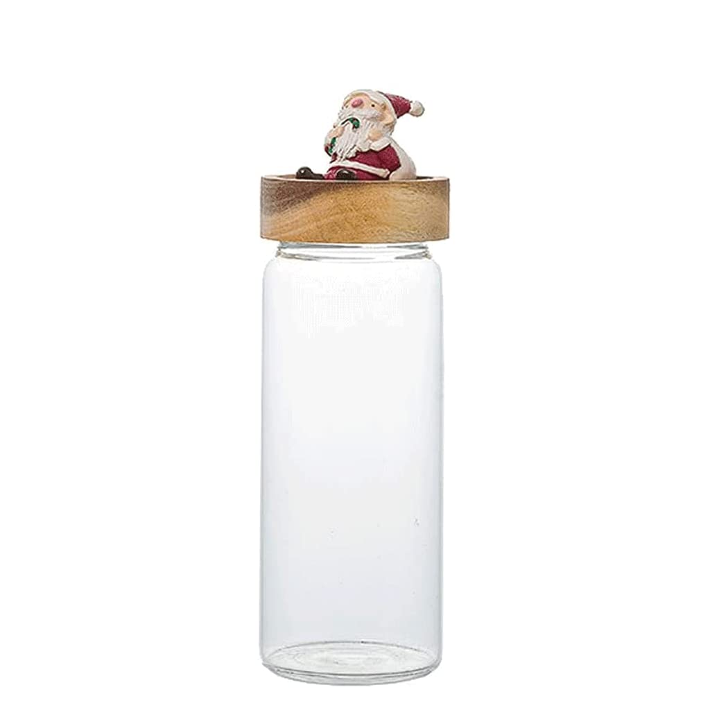 Vorratsbehälter für die Küche mit Holzdeckel aus Akazienholz, Vorratsglas, 3-teiliges Set, Vorratsbehälter für Lebensmittel