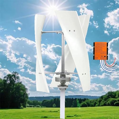 Cichy domowy pionowy generator wiatru, 14000 W, z kontrolerem MPPT, opcjonalny zasilacz 12 V/24 V/48 V, do oświetlenia domowego i publicznego,