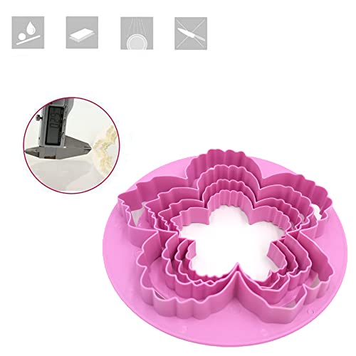 Gobaker Big Peony Flower Cutters Set, Fondant Cake Gum Paste Flower Petal Cookie Cutter For Cake Decoration #TOP2