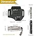VIPERADE PJ13 Leather Multitool Sheath - EDC Belt Organizer for Multitools, Flashlight, Pen, Sheath for Belt, Multitool and Flashlight Holster