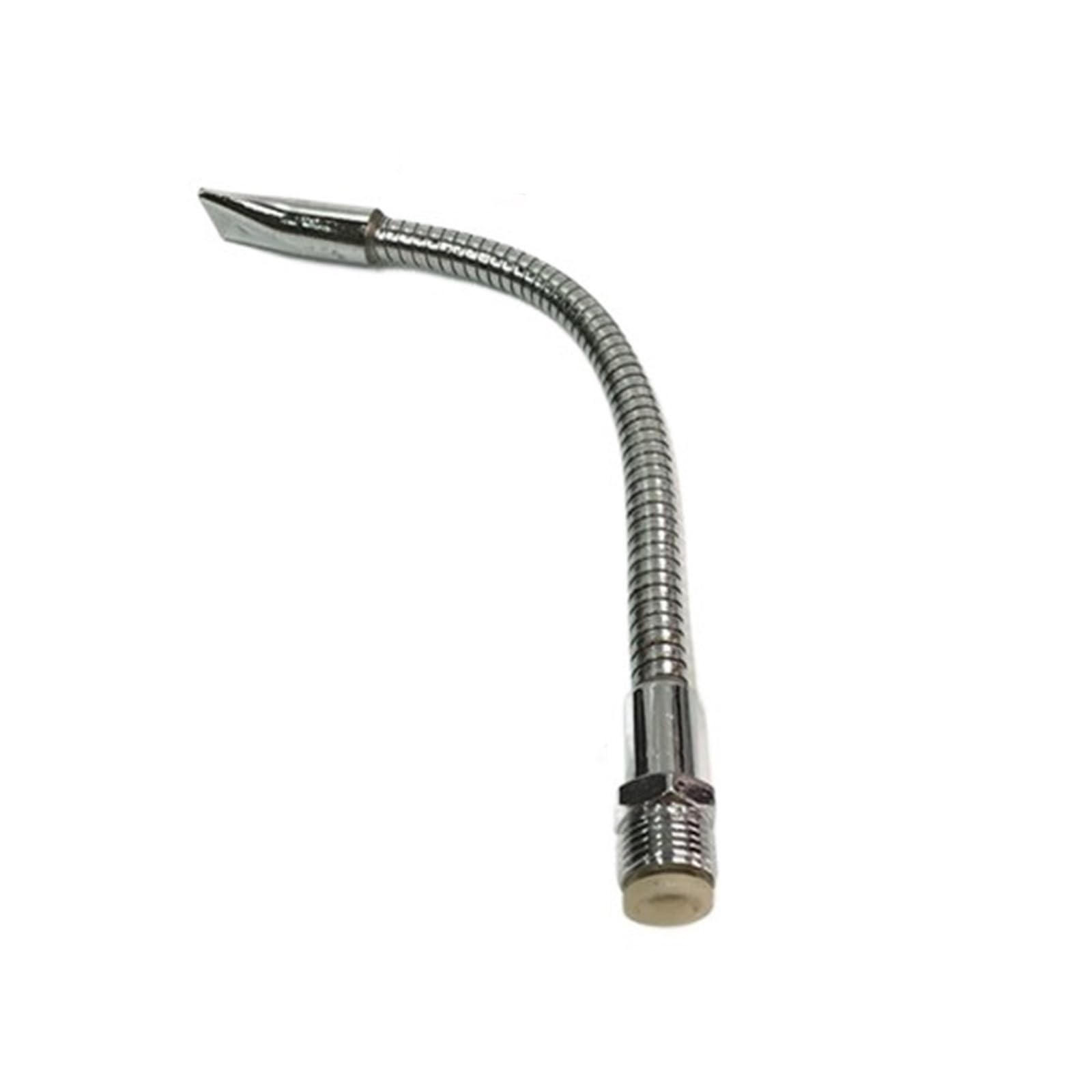 1/4" 3/8" 1/2" Metal Flexible Flat Nozzle Water Oil Coolant Pipe Hose 200mm to 1000mm Lathe Switch Flat Nozzle (Color : 300mm, Size : Male_3/8 INCH)