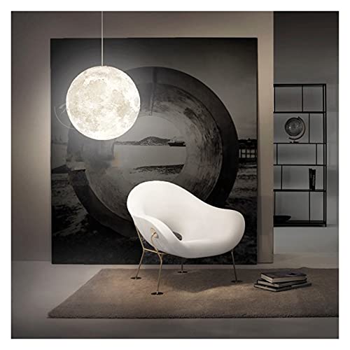 Art créatif belle impression 3D lustre suspendu boule 20CM