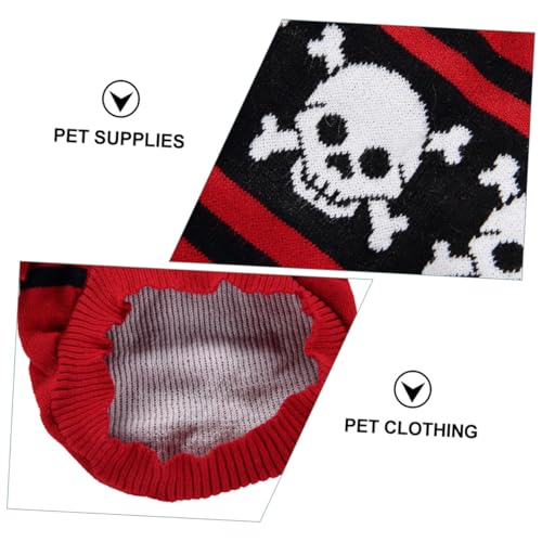 Disfraz de perro Halloween Sudadera Calavera Talla L miniatura 5