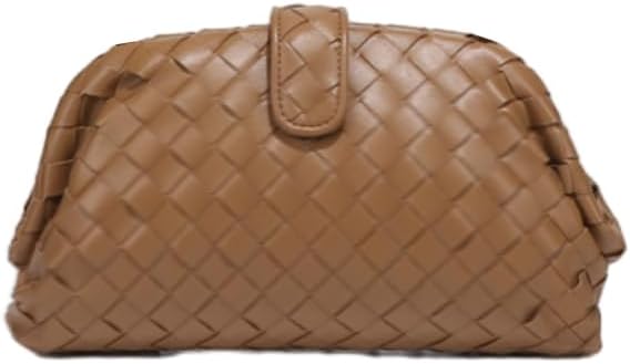 Molodo Woven Bags for Women Shoulder Bag PU Leather Handwoven Cro...