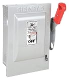 Siemens HNF361 30-Amp 3 Pole 600-volt 3 Wire Non-Fused Heavy Duty Safety Switches