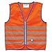 WOWOW WO00070 Gilet de sécurité Enfant Orange Fluo FR : S (Taille Fabricant : 5-7 ans)