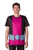 Cosplaya Purple Black Costume T-Shirt for Mens Adult Teen Men Outfit Shirt Cosplay Boy Halloween Costumes, L