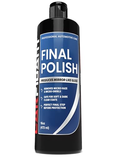 Image of Carfidant Final Polish - Ultra Fine Finishing Polish for Cars - Removes Micro Haze Swirl Marks & Micro Marring - Mirror Gloss Car Polish - Safe for Dark Paint Clear Coat - Pre Wax Ceramic Prep - 16 oz