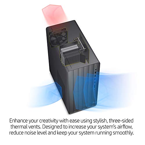 Hp Envy Desktop, 10Th Generation Intel Core I7-10700, 16Gb Ram, 1 Tb Hard Drive & 512 Gb Ssd, Windows 11 (Te01-1020, Black) #TOP6