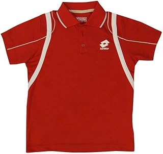 Lotto Polo Attack PL Kids Rojo/Blanco 2010 Color: rojo/blanco/plata, tamaño: 164-176