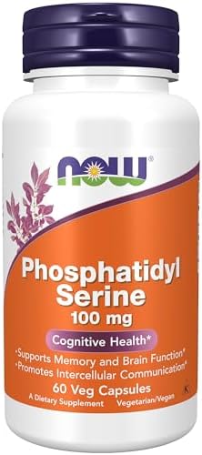 Now Foods Phosphatidyl Serine 100mg Standard - 60 Cápsulas