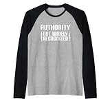 Autoridad no ampliamente reconocida Sutil Gracioso Camiseta Manga Raglan