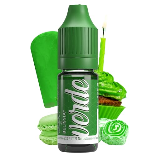 Belissia Colorante Alimentario Verde - 10ml líquido y altamente concentrado - Colorante alimentario seguro para hornear, cocinar, fondant y manualidades DIY - vegano, de gran poder colorante