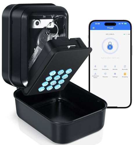 Smart Lock Box for Keys with Code – Bluetooth &