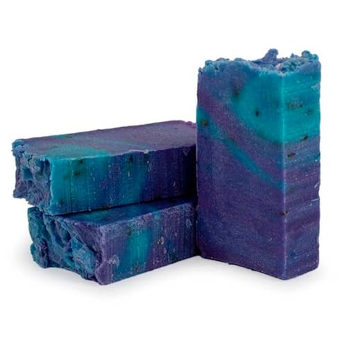 Jabón natural de Lavanda (90g) - Reduce el acné - Desinfecta y ayuda a la cicatrización de heridas - Calma la piel irritada y seca