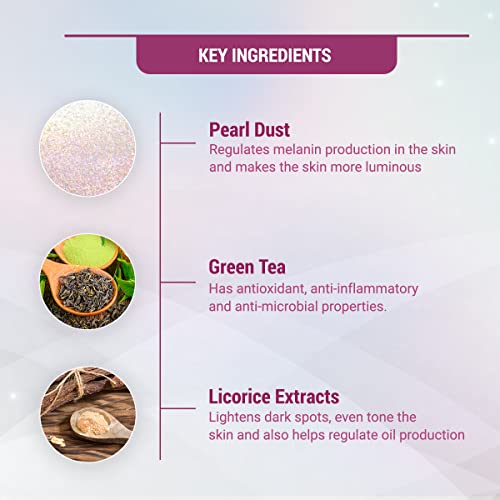 Image of Lotus Herbals Radiant Pearl Cellular 4 in 1 Facial Kit | For Deep Cleaning | With Pearl Extracts & Green Tea | 4x37g