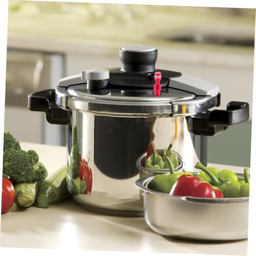 Válvulas de flotación WOONEKY para ollas a presión, piezas de repuesto: válvula metálica de flotación y tapa de sellado para olla miniatura 2