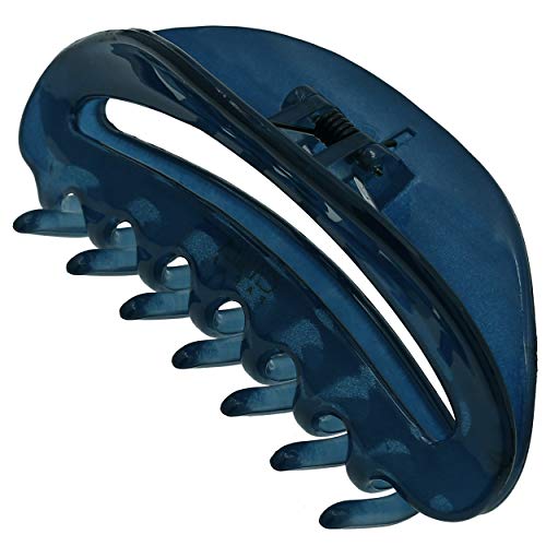 Pince à cheveux Camila Paris CP3125 bleue, accessoire de coiffure stylé pour femme et fille