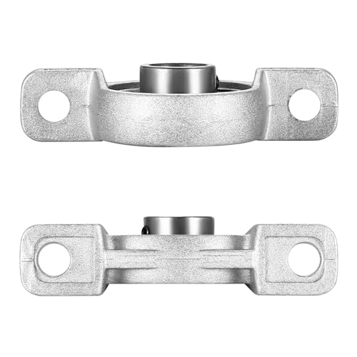 4 Stück Stehlager 12mm, Flanschlager Innendurchmesser 12mm, Gehäuselager, Lagerbock, Wellenlager, Zinklegierung Einsatzlager für 3D Drucker, Druckmaschinen, Achse Welle Maschine (KP001)