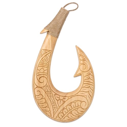 Fuutreo Hawaiian Makau Fish Hook Wall Decor 11.8