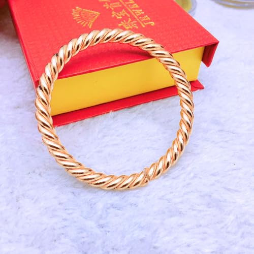 LIU JUN Copper Tensor Bracelet, Pure Copper Tensor Ring Bracelets Solid copper Twisted Handmade Bangle For Women Men Health Jewelry Gifts4