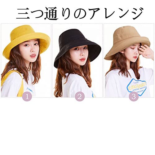 帽子 レディース uvカット - 日除け帽子 ハット 女優帽 日よ