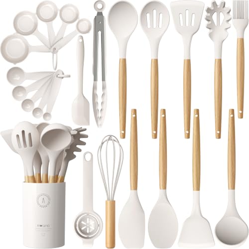 Silicone Kitchen Utensils Set, Food-grade Cooking Utensils, BPA-Free
