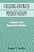 Focusing-Oriented Psychotherapy: A Manual of the Experiential Method