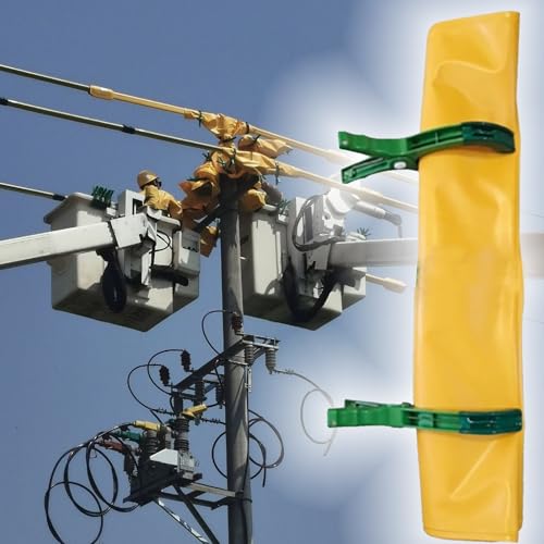 Almohadilla Protección Seguridad Alto Voltaje 2,5 Mm Grosor, Manta Aislante Portátil Trabajos Eléctricos En Exteriores, Tapete Flexible La Revisión Equipos(1kv,300x300mm/11.8x11.8in)