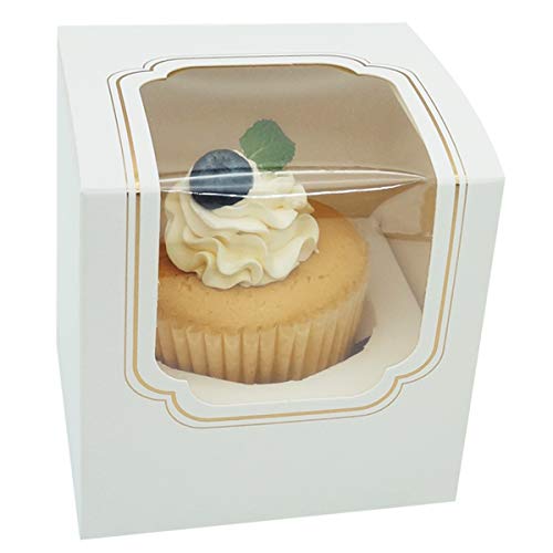 Cheap Cupcake Boxes. 40 Cupcake Containers Plastic Disposable High