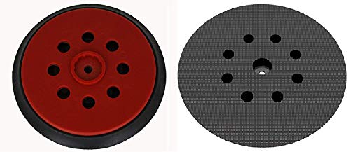 Almohadilla de Lijado para HILTI WFE 150E - Discos de Lijado de Velcro Ø 6" 150mm - Plato de Apoyo para 8 -agujero para la extracción de polvo - Duro Medio y Suave disponible - DFS