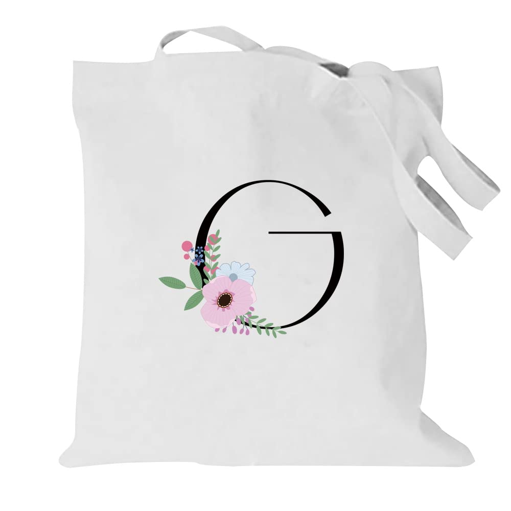 26 Letter Printed Canvas reusable grocery bags, Foldable Casual Travel HandBag, Shoulder Beach Tote Bags, Shopper bag eco friendly super strong washable Storage bags Shopping bag Canvas bag for Women