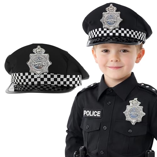 Kids Police Officer Hat Kids Police Role Play Costume Book Week Accessory Officers pretend Play Dress Up Outfit For Kids