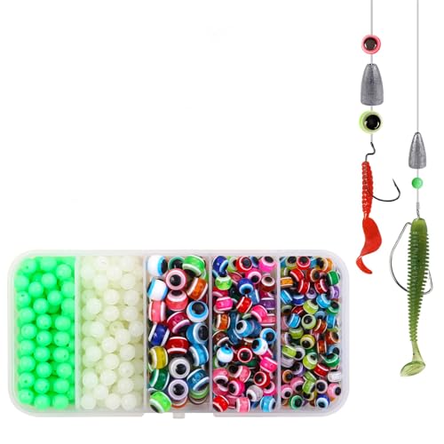 Set de 500 cuentas luminosas para pesca de 5mm/6mm/8mm miniatura 1