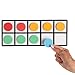 Bright Creations Giant Magnetic Ten Frames for Classroom Learning - 4 Pack Multi-Color Magnetic Frames with 48 Math Counters (12.25 x 5 in)