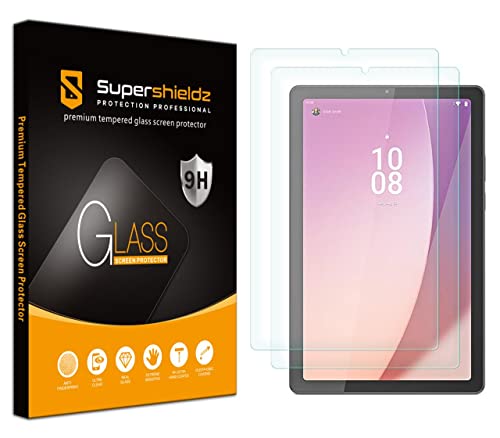 Supershieldz (2 Pack) Designed for Lenovo Tab M9 (9 inch) Screen Protector, (Tempered Glass) Anti Scratch, Bubble Free