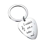 Chaveiro de guitarra Brother Guitar Pick para amantes de guitarra, chaveiro para presente de Natal, Man Guitar Pick Keyring, Regular