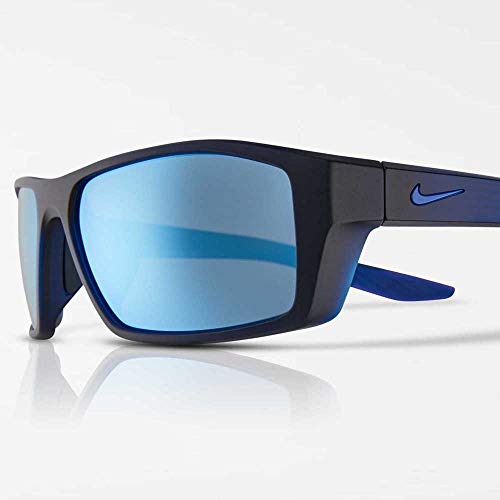 Nike CT8226-451 Brazen Shadow M Sunglasses Obsidian Frame Color, Grey with Blue Mirror Lens Tint2
